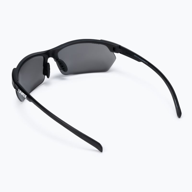 Okulary przeciwsłoneczne UVEX Sportstyle 114 Set black mat/litemirror silver/litemiror orange/clear 3