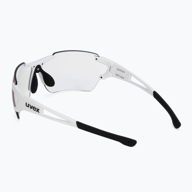 Okulary przeciwsłoneczne UVEX Sportstyle 803 Race V  white/litemirror blue 2