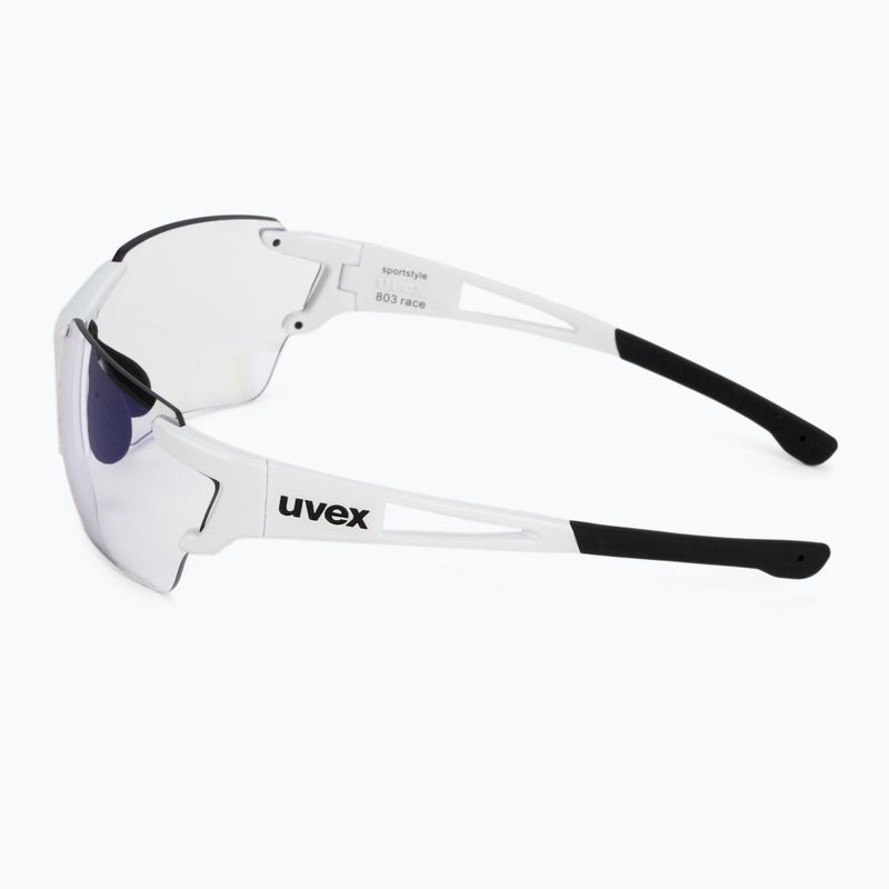 Okulary przeciwsłoneczne UVEX Sportstyle 803 Race V  white/litemirror blue 4