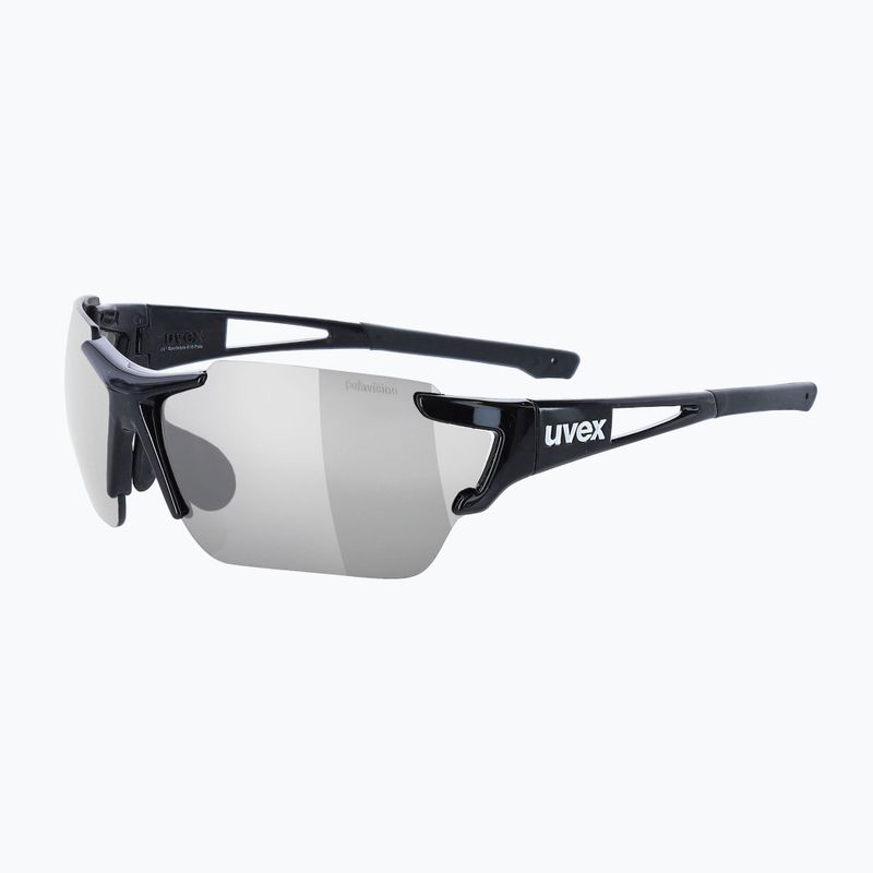 Okulary przeciwsłoneczne UVEX Sportstyle 618 Pola black/litemirror smoke 5