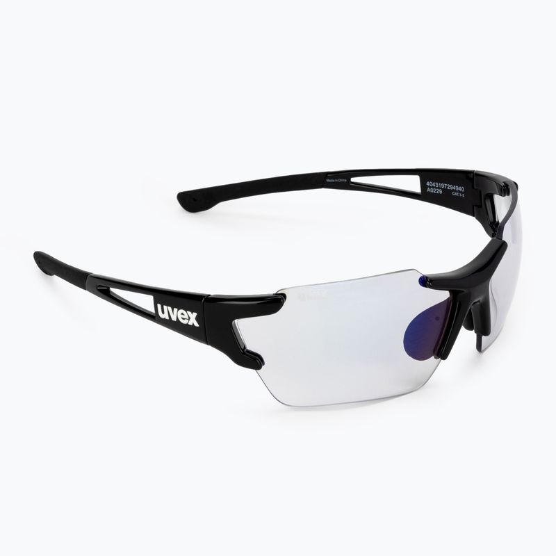 Okulary przeciwsłoneczne UVEX Sportstyle 803 Race Small V  black/litemirror blue