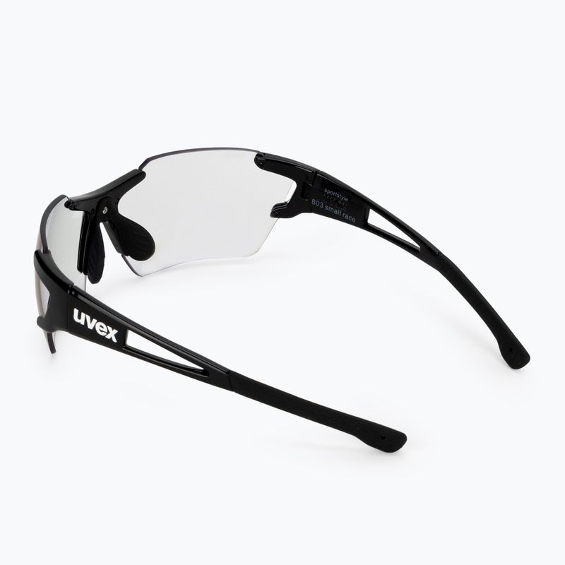 Okulary przeciwsłoneczne UVEX Sportstyle 803 Race Small V  black/litemirror blue 2