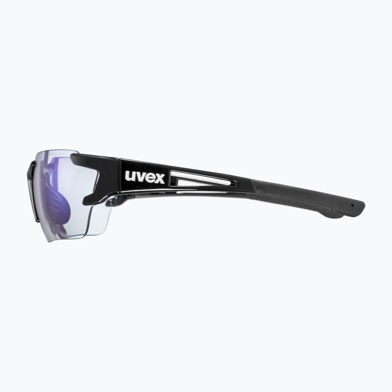 Okulary przeciwsłoneczne UVEX Sportstyle 803 Race Small V  black/litemirror blue 7