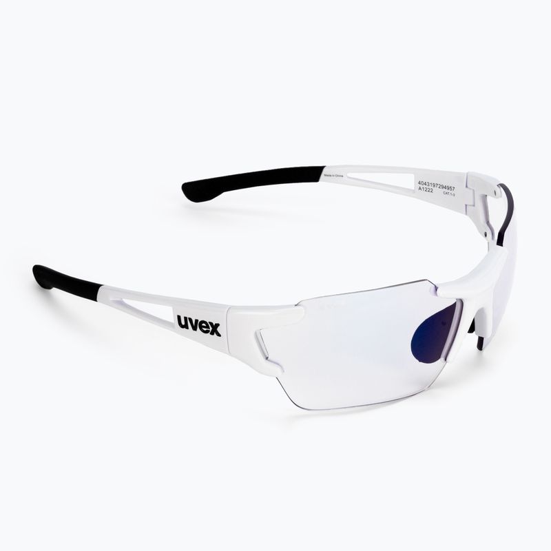 Okulary przeciwsłoneczne UVEX Sportstyle 803 Race Small V  white/litemirror blue