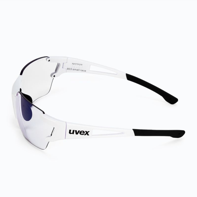 Okulary przeciwsłoneczne UVEX Sportstyle 803 Race Small V  white/litemirror blue 4