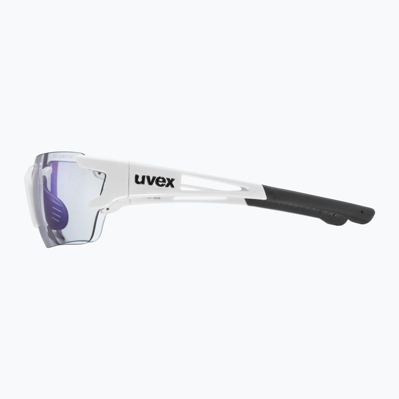Okulary przeciwsłoneczne UVEX Sportstyle 803 Race Small V  white/litemirror blue 7
