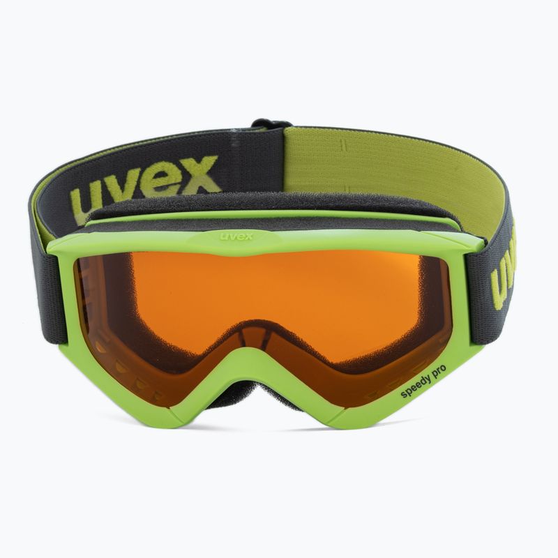 Gogle narciarskie dziecięce UVEX Speedy Pro Jr lightgreen/lasergold 2