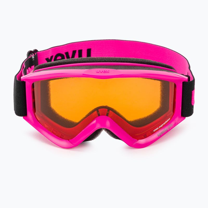 Gogle narciarskie dziecięce UVEX Speedy Pro Jr pink/lasergold clear 2