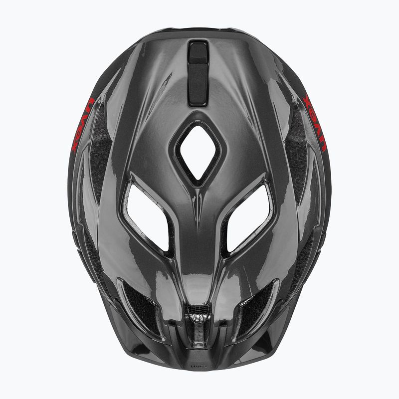 Kask rowerowy UVEX Active anthracite/red 4