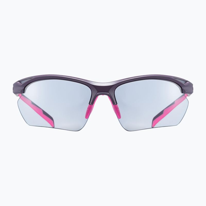 Okulary przeciwsłoneczne UVEX Sportstyle 802 Small V  purple pink matt/smoke 2