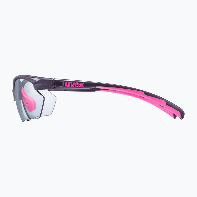 Okulary przeciwsłoneczne UVEX Sportstyle 802 Small V  purple pink matt/smoke 4