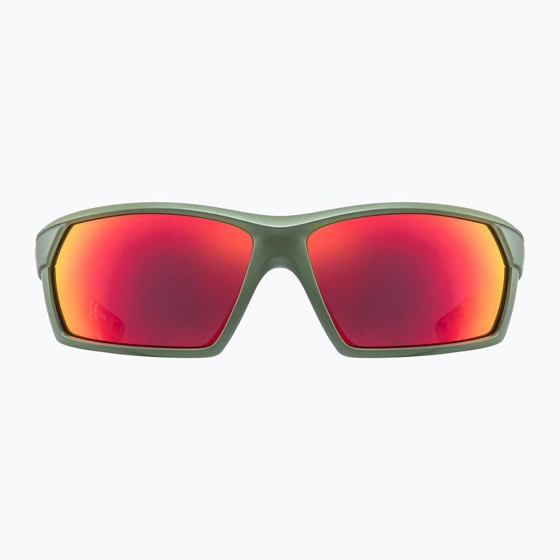 Okulary przeciwsłoneczne UVEX Sportstyle 225 olive green mat/mirror silver 6