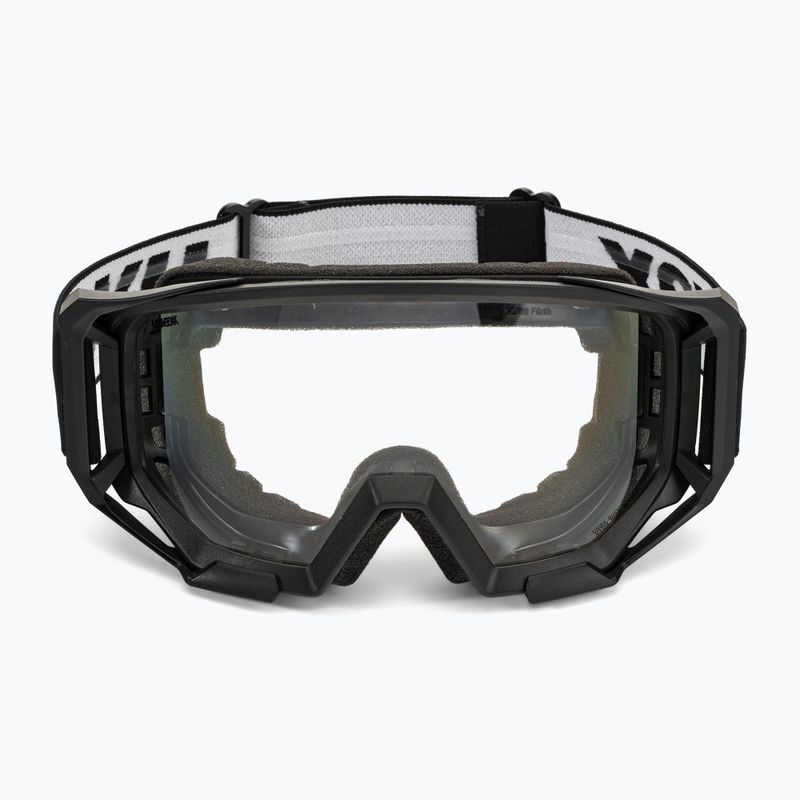 Gogle rowerowe UVEX Athletic black matte/clear 2