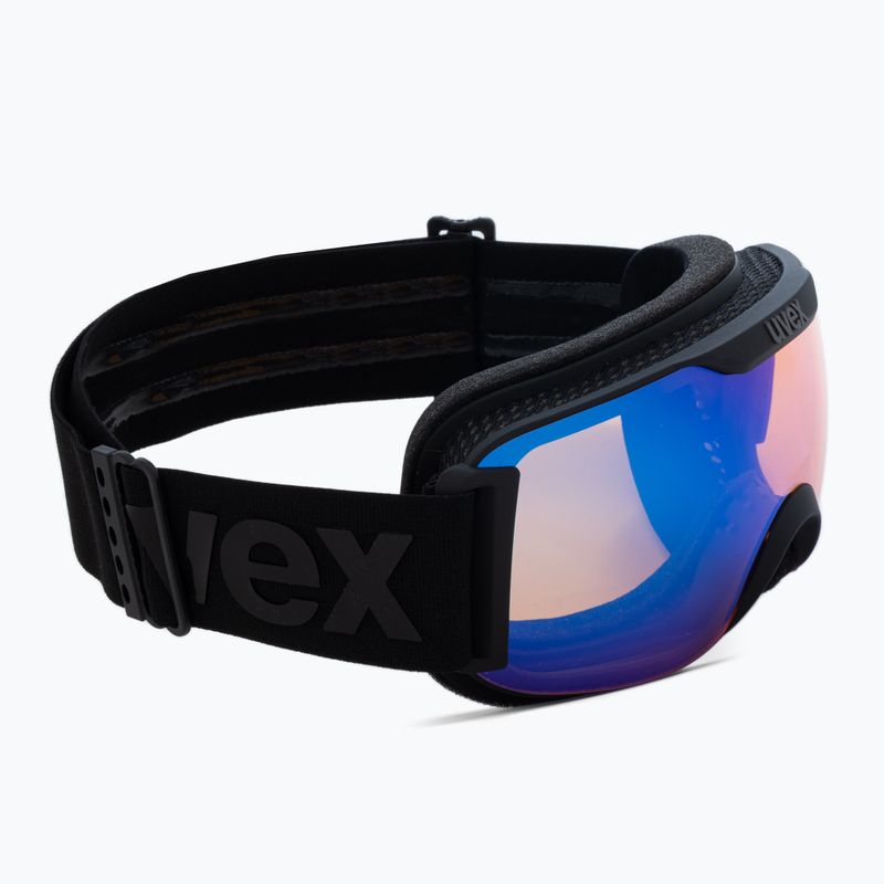 Gogle narciarskie UVEX Downhill 2000 S CV black matt/mirror blue colorvision yellow