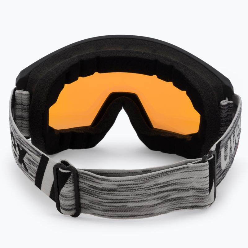 Gogle narciarskie UVEX Athletic FM black matt/mirror green lasergold lite 3