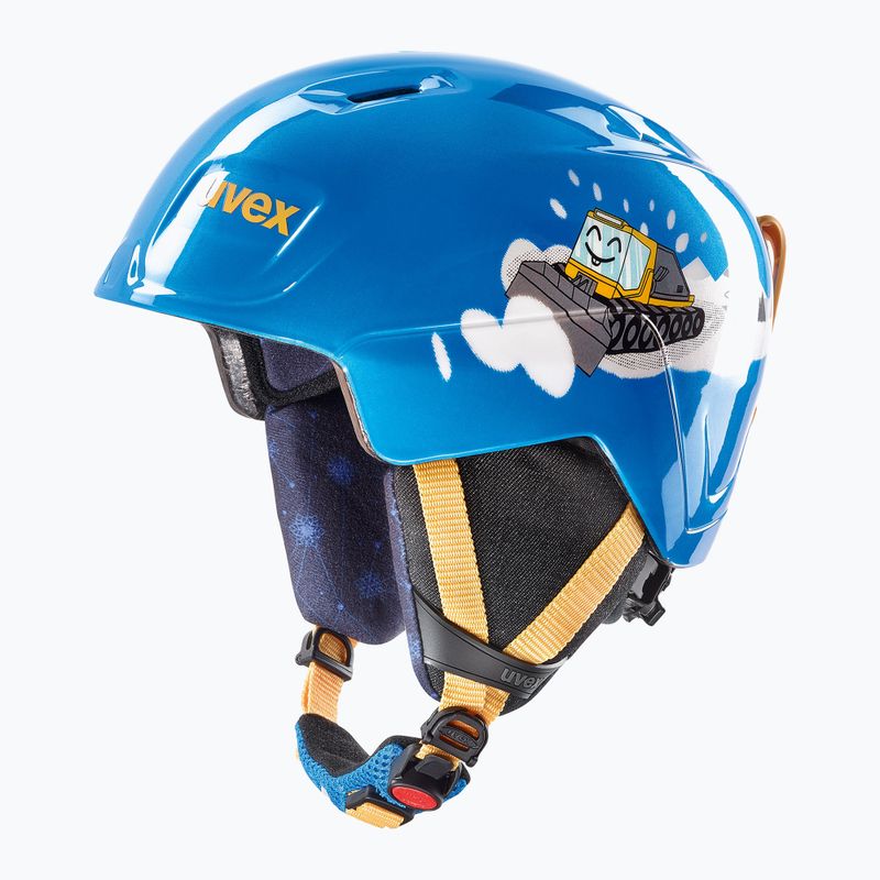 Kask narciarski dziecięcy UVEX Manic Jr blue caterpillar 8