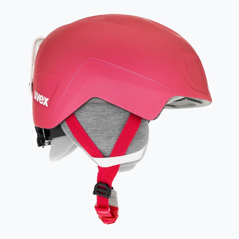 Kask narciarski dziecięcy UVEX Manic Pro pink mat 4