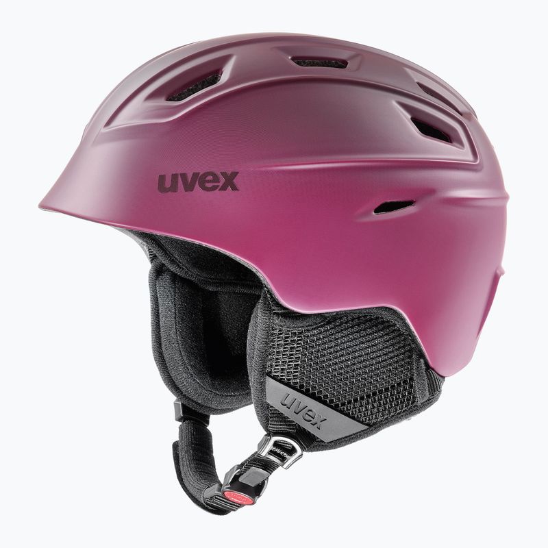 Kask narciarski UVEX Fierce berry mat 9