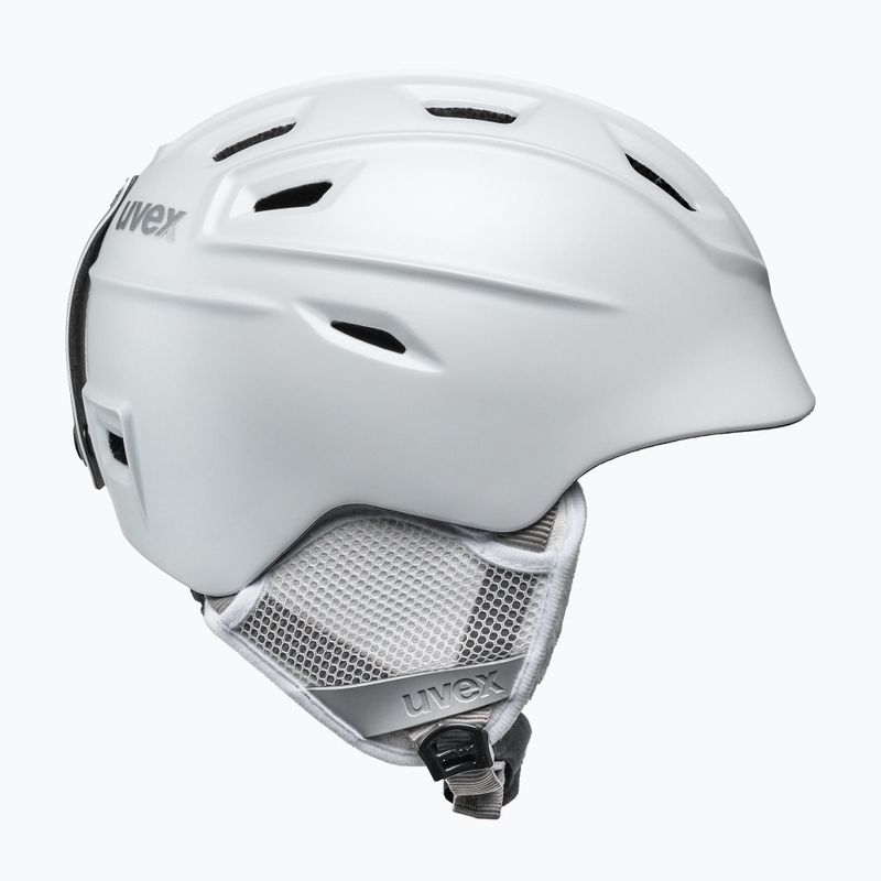 Kask narciarski UVEX Fierce white matte 4