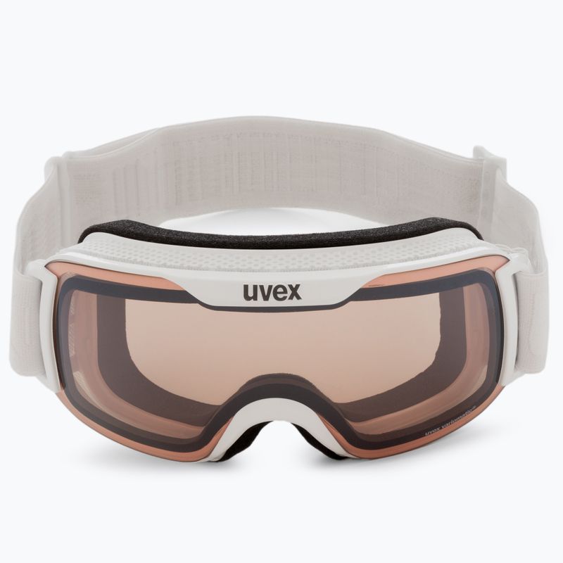 Gogle narciarskie UVEX Downhill 2000 S V white/mirror silver/variomatic clear 2