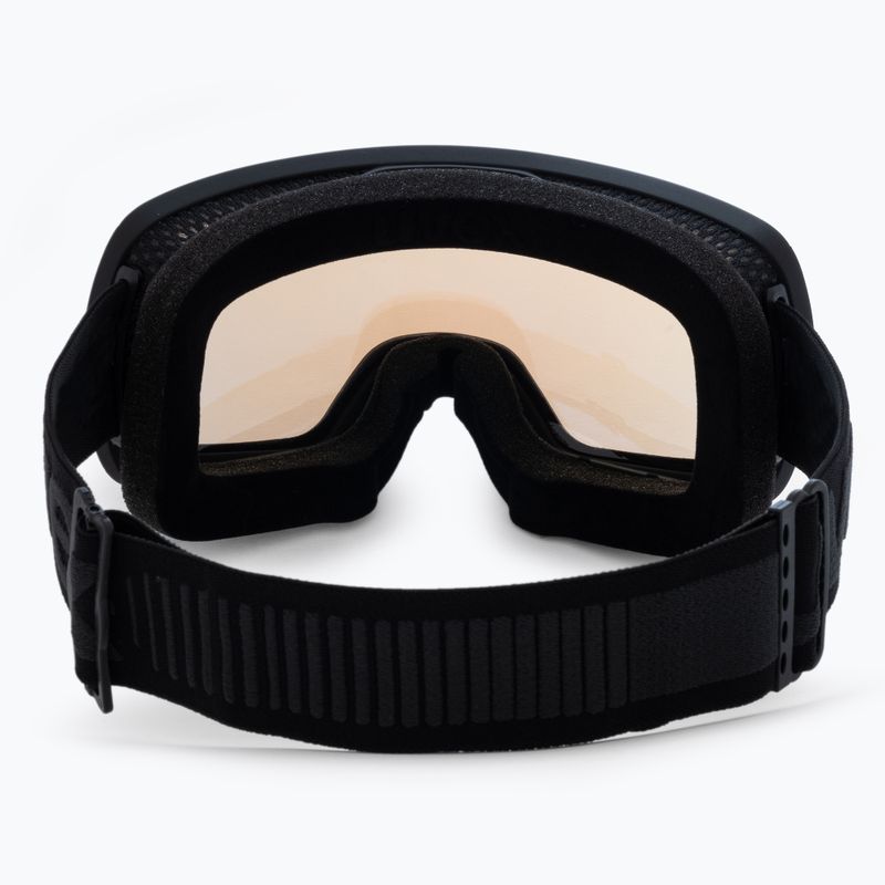 Gogle narciarskie UVEX Compact V black matt/mirror blue variomattic 3