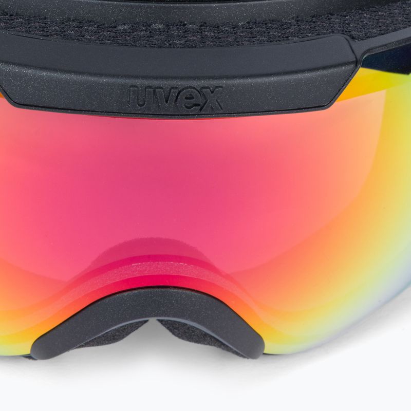 Gogle narciarskie UVEX Downhill 2000 FM black matt/rainbow rose 5