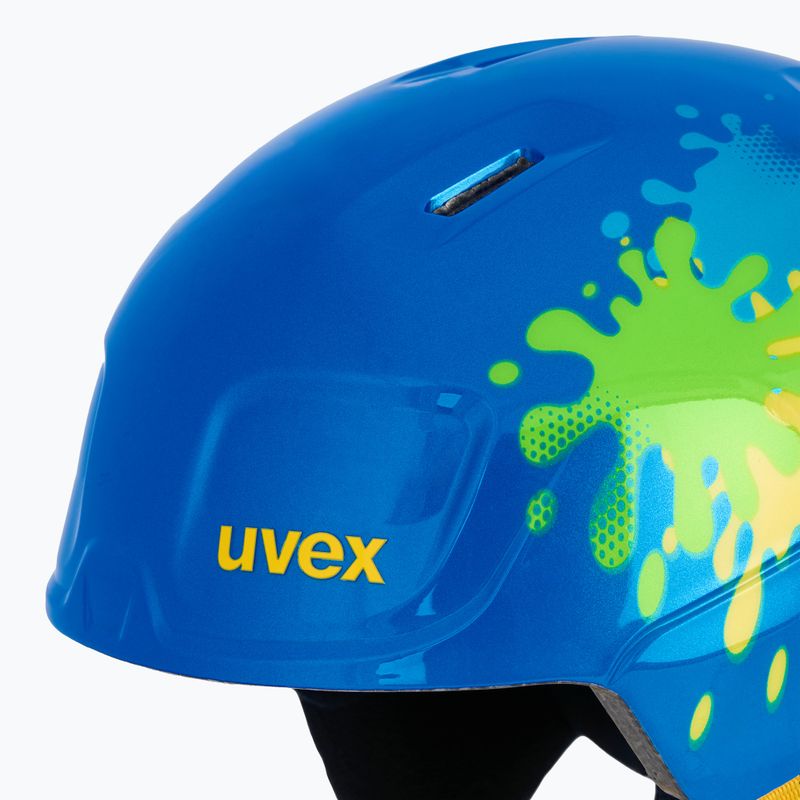Kask narciarski UVEX Heyya blue splash 7