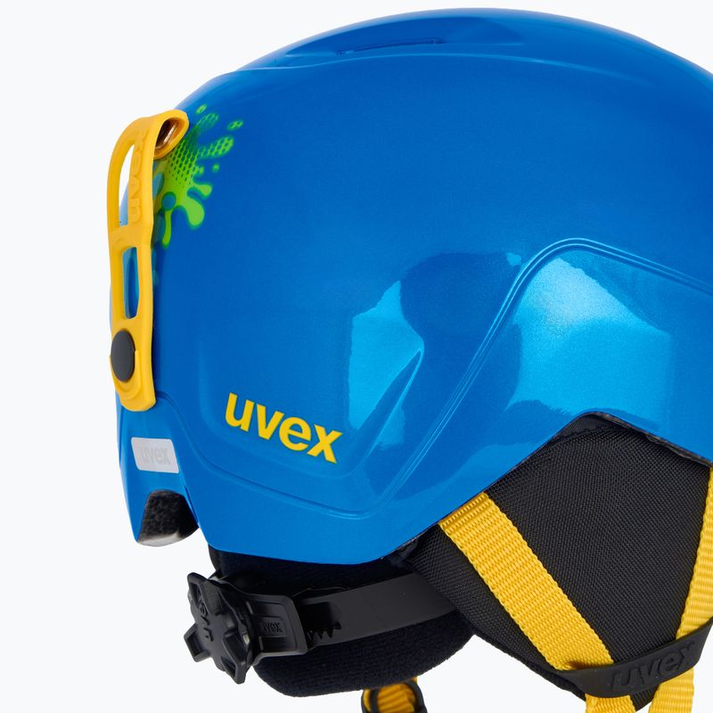 Kask narciarski UVEX Heyya blue splash 8