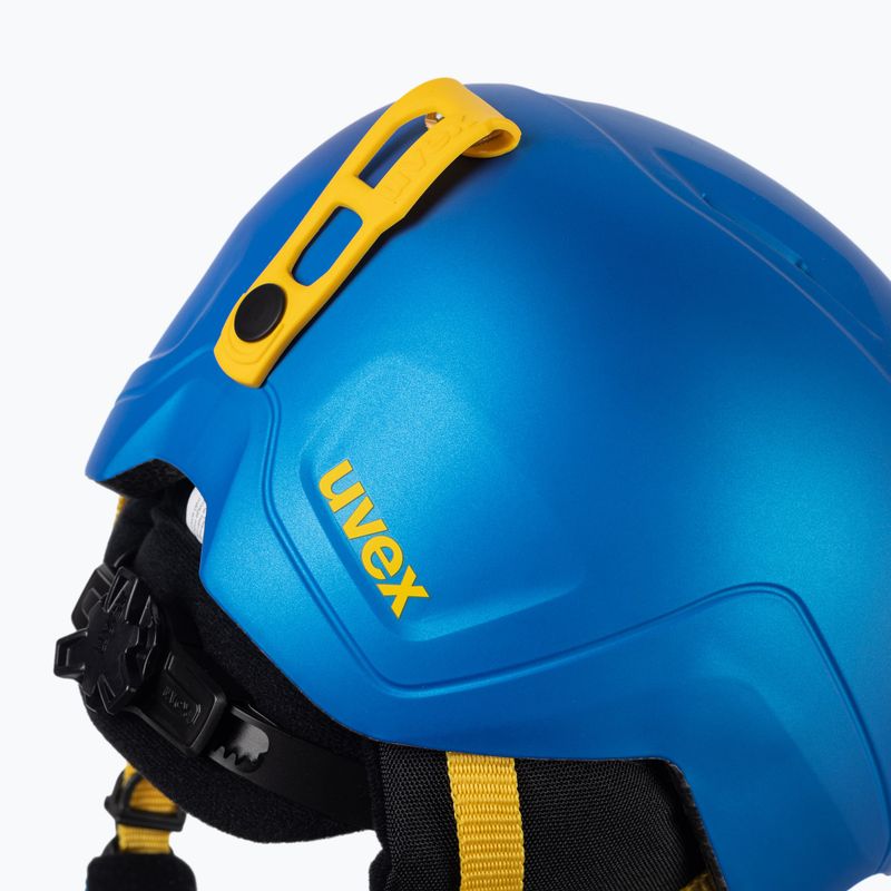 Kask narciarski dziecięcy UVEX Heyya Pro Jr blue/yellow matt 7