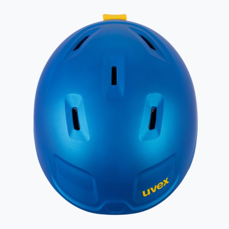 Kask narciarski dziecięcy UVEX Heyya Pro Jr blue/yellow matt 8