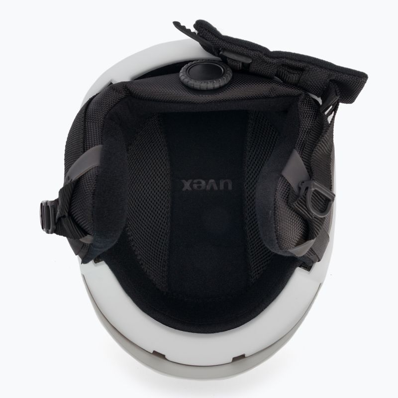 Kask narciarski UVEX Ultra white/black mat 5