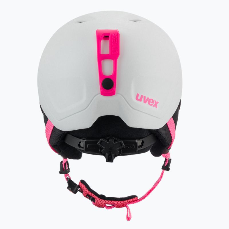 Kask narciarski dziecięcy UVEX Heyya Pro Jr white pink matt 3