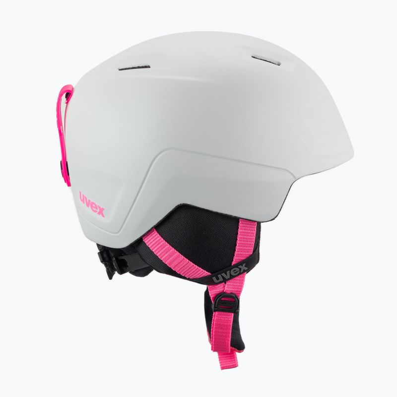 Kask narciarski dziecięcy UVEX Heyya Pro Jr white pink matt 4