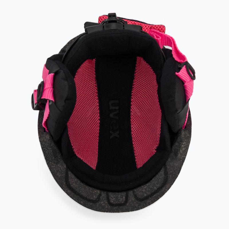 Kask narciarski dziecięcy UVEX Heyya Pro Jr white pink matt 5