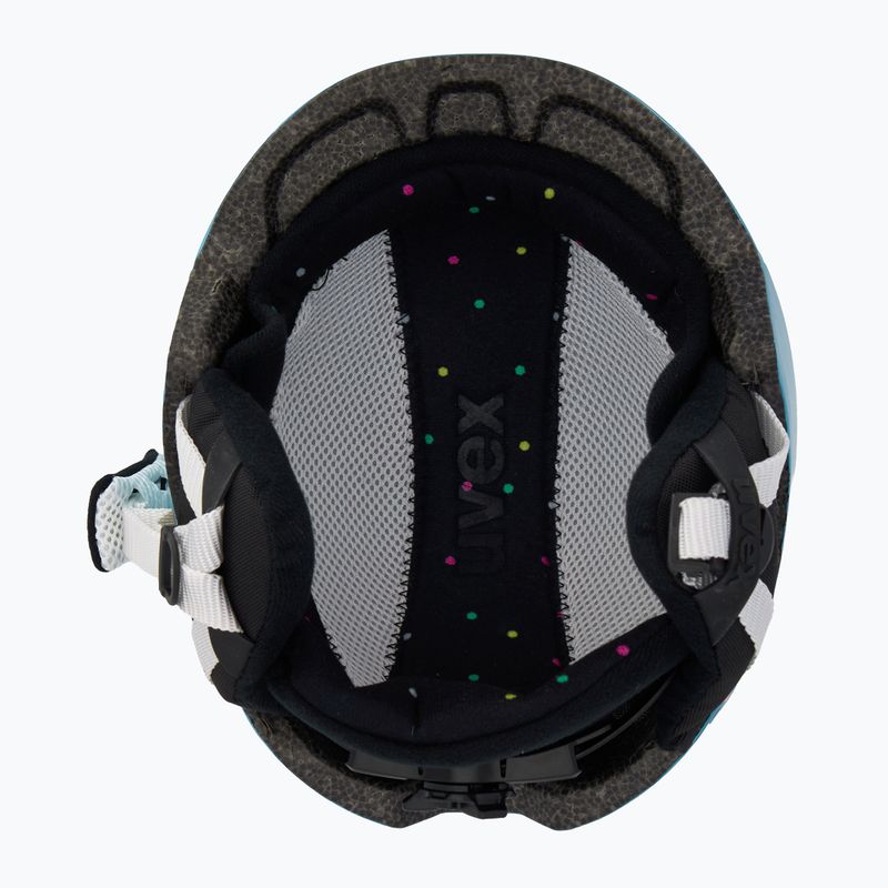 Kask narciarski UVEX Heyya blue confetti 5