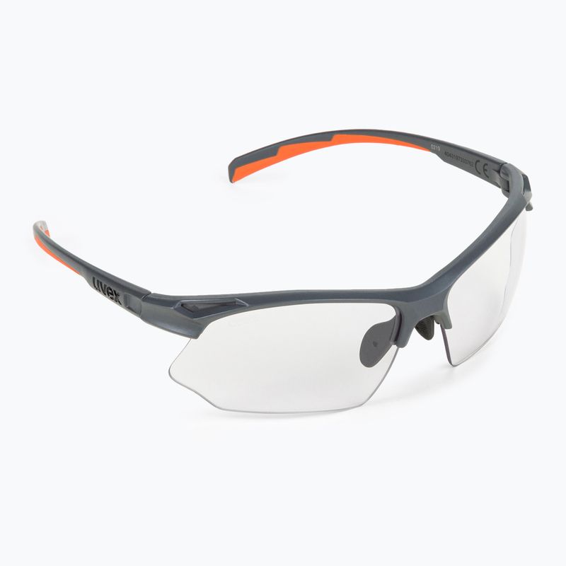 Okulary przeciwsłoneczne UVEX Sportstyle 802 V  grey matt/variomatic smoke