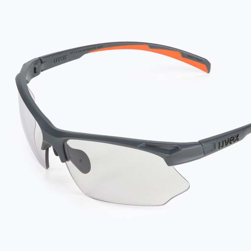 Okulary przeciwsłoneczne UVEX Sportstyle 802 V  grey matt/variomatic smoke 5