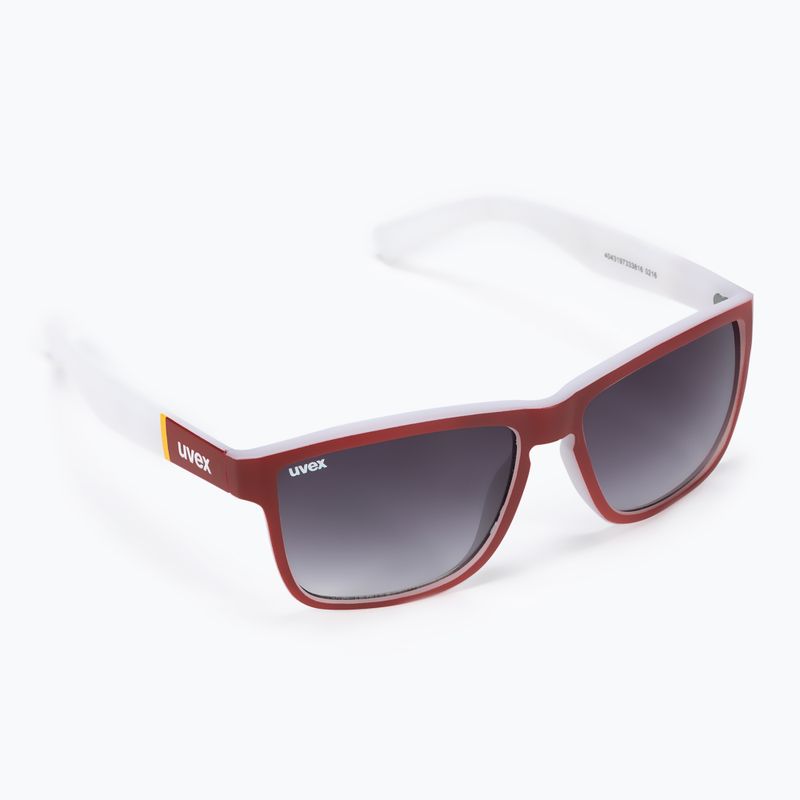 Okulary przeciwsłoneczne UVEX Lgl 39 red mat white/litemirror silver degrade