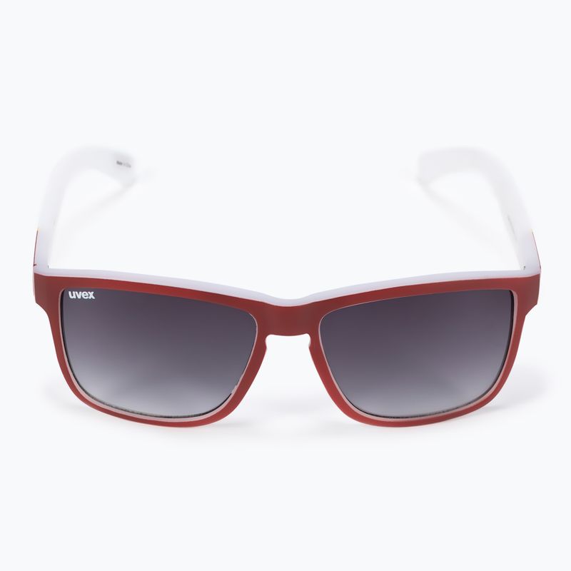 Okulary przeciwsłoneczne UVEX Lgl 39 red mat white/litemirror silver degrade 3