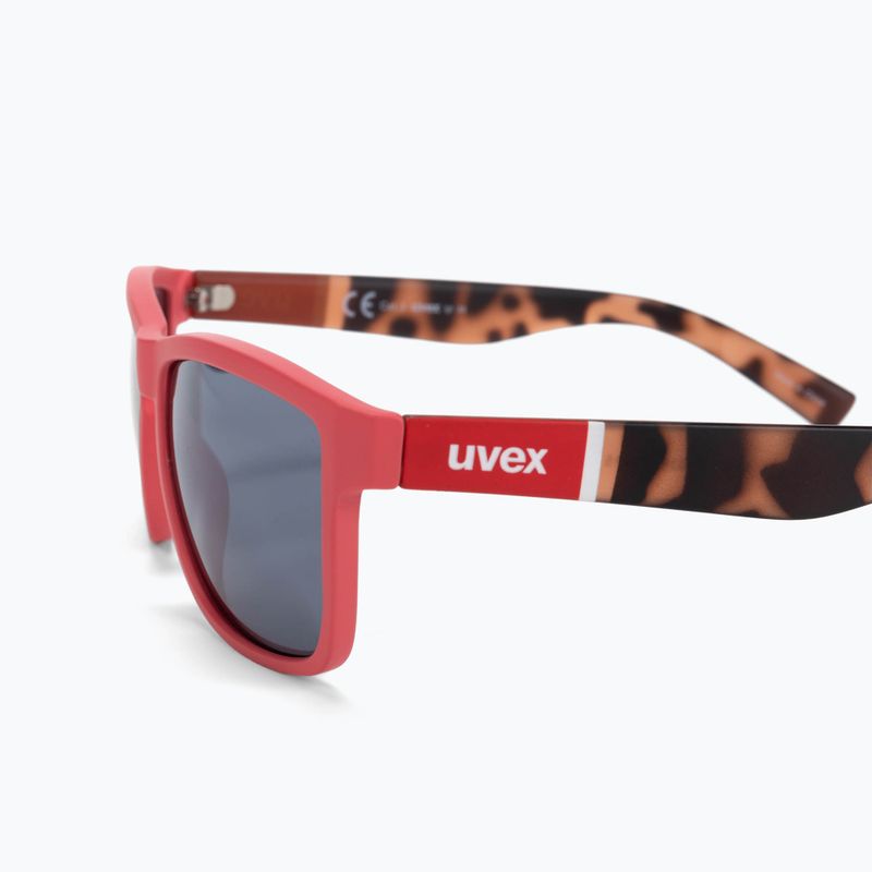 Okulary przeciwsłoneczne UVEX Lgl 39 rose matt havanna/litemirror silver 4