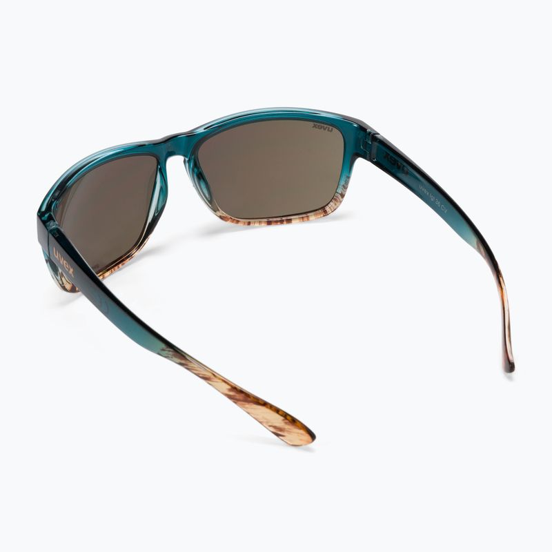 Okulary przeciwsłoneczne UVEX Lgl 36 CV peacocksand/colorvision mirror champagne 2