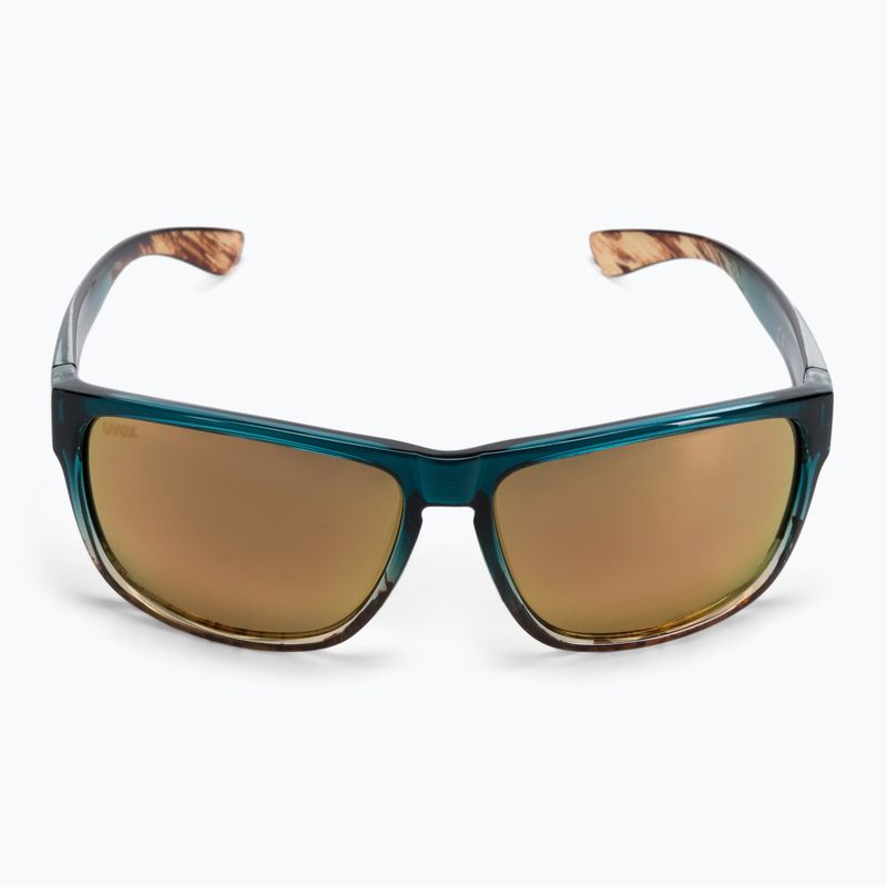Okulary przeciwsłoneczne UVEX Lgl 36 CV peacocksand/colorvision mirror champagne 3