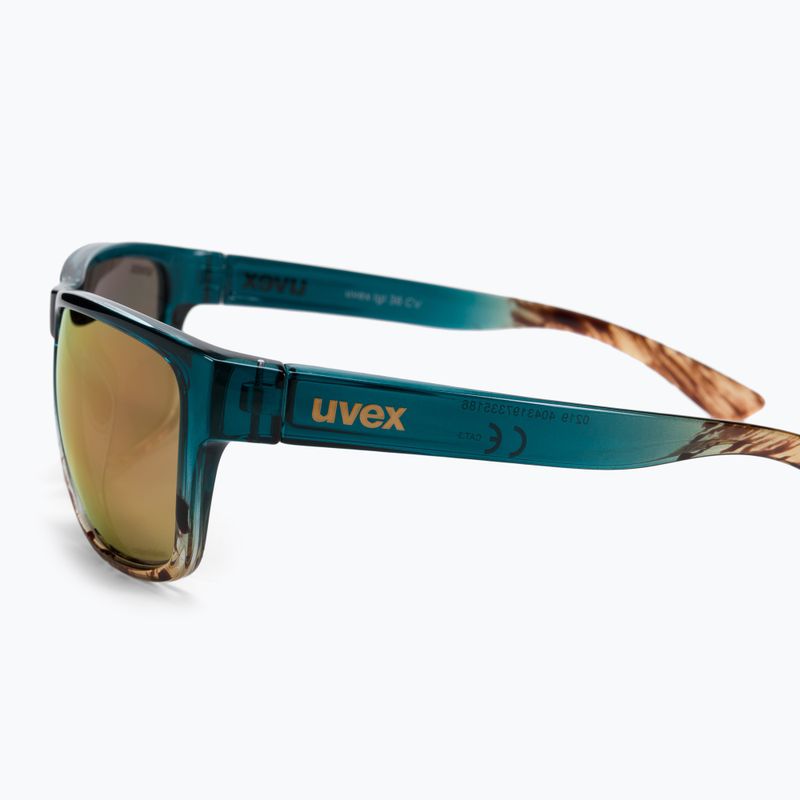 Okulary przeciwsłoneczne UVEX Lgl 36 CV peacocksand/colorvision mirror champagne 4
