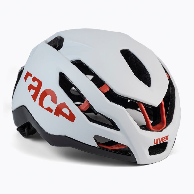 Kask rowerowy UVEX Race 9 white/red