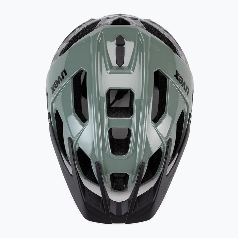 Kask rowerowy UVEX Quatro pixelcamo olive 6