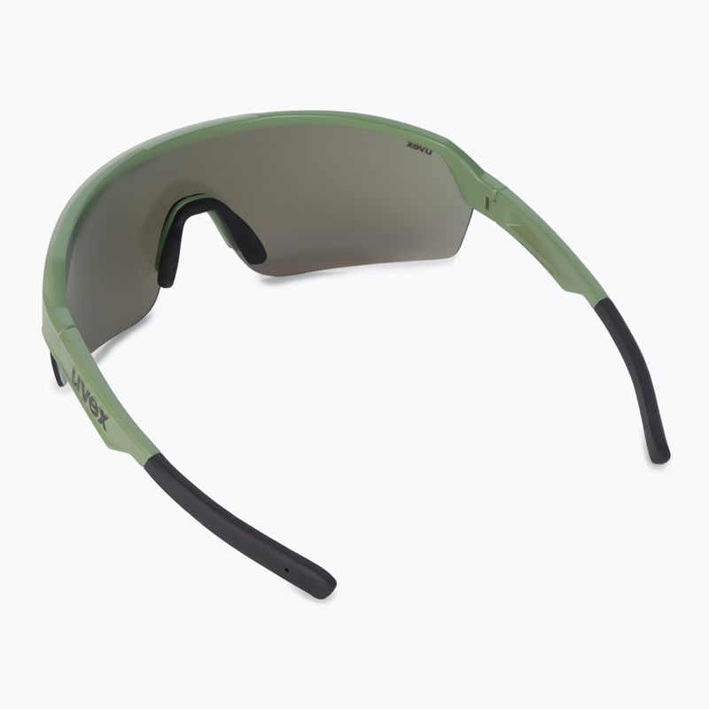 Okulary przeciwsłoneczne UVEX Sportstyle 227 olive matt/mirror red 2