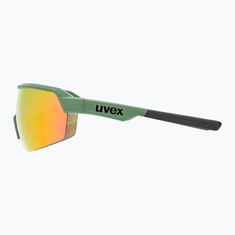 Okulary przeciwsłoneczne UVEX Sportstyle 227 olive matt/mirror red 7