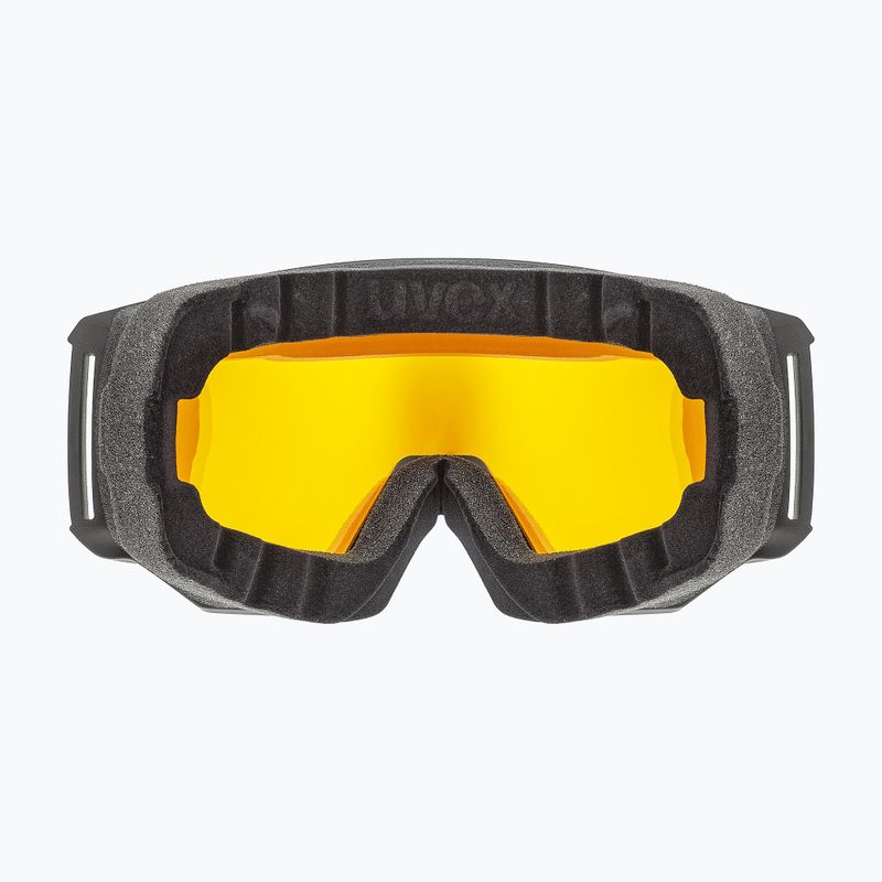 Gogle narciarskie UVEX Athletic FM black matt/mirror green/clear/lasergold lite 8