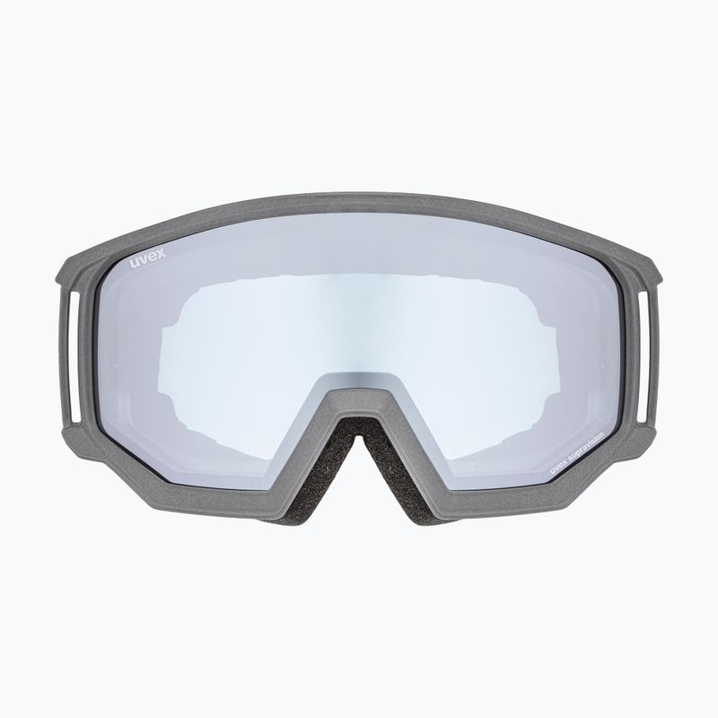 Gogle narciarskie UVEX Athletic FM rhino matt/mirror silver blue 6