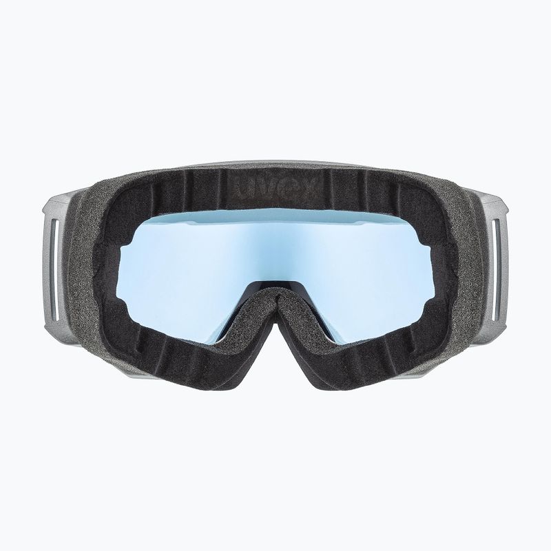 Gogle narciarskie UVEX Athletic FM rhino matt/mirror silver blue 8